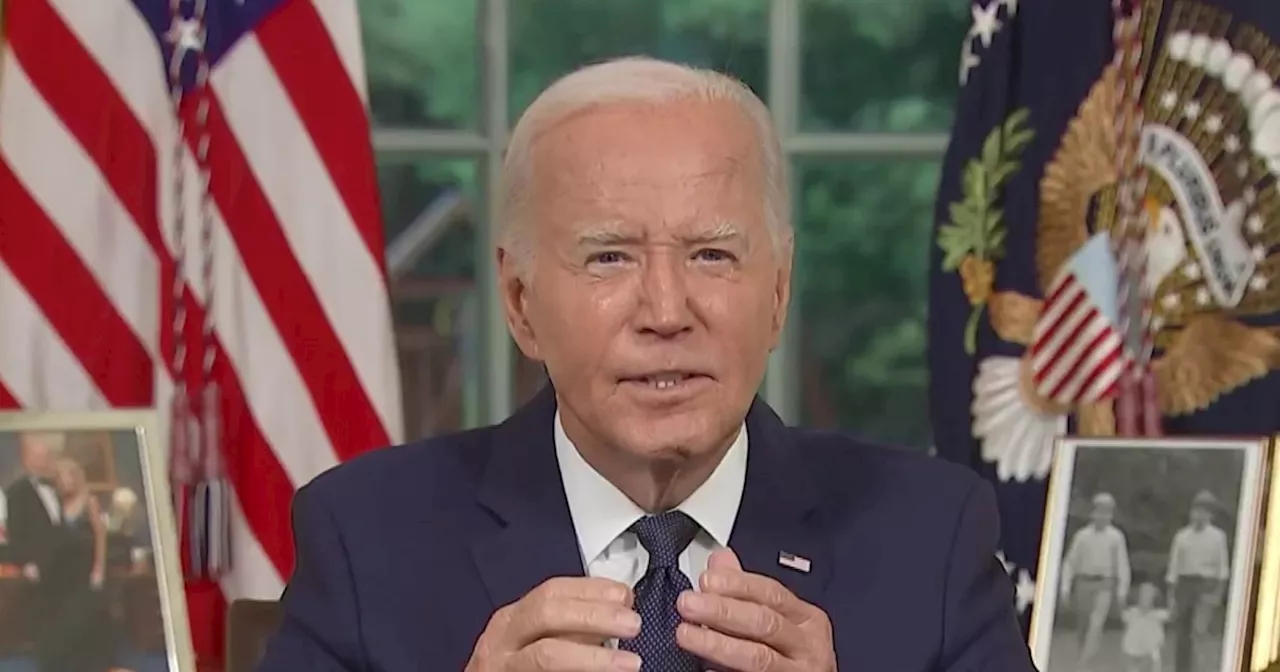 Biden uses Oval Office address to call for unity across hostile political landscape