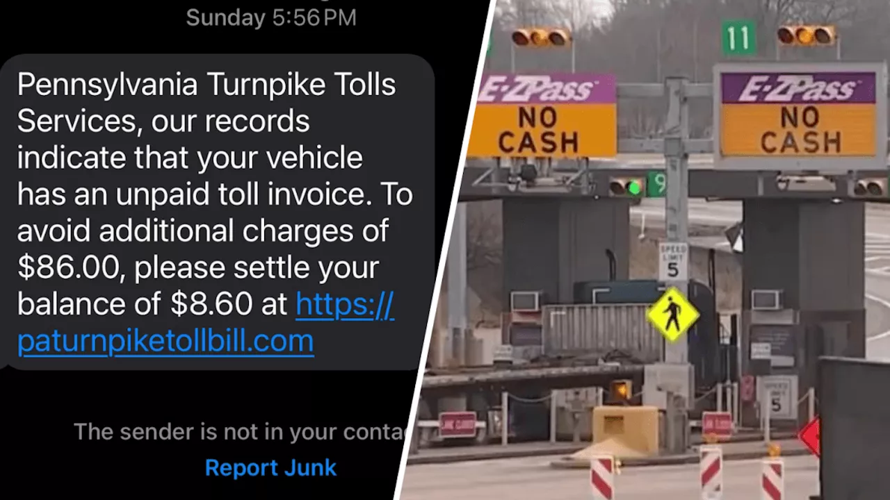 Pa. Turnpike officials warn of ‘smishing' text message scam