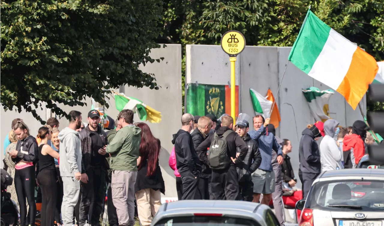 Around 100 gather at Coolock asylum seeker site as Gardaí maintain presence