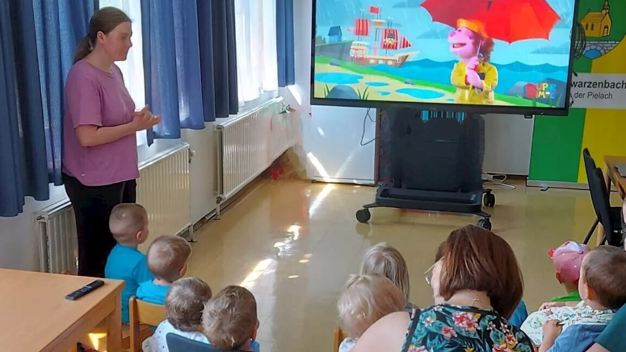 Digitales Lernen für die Schwarzenbacher Kleinkinder