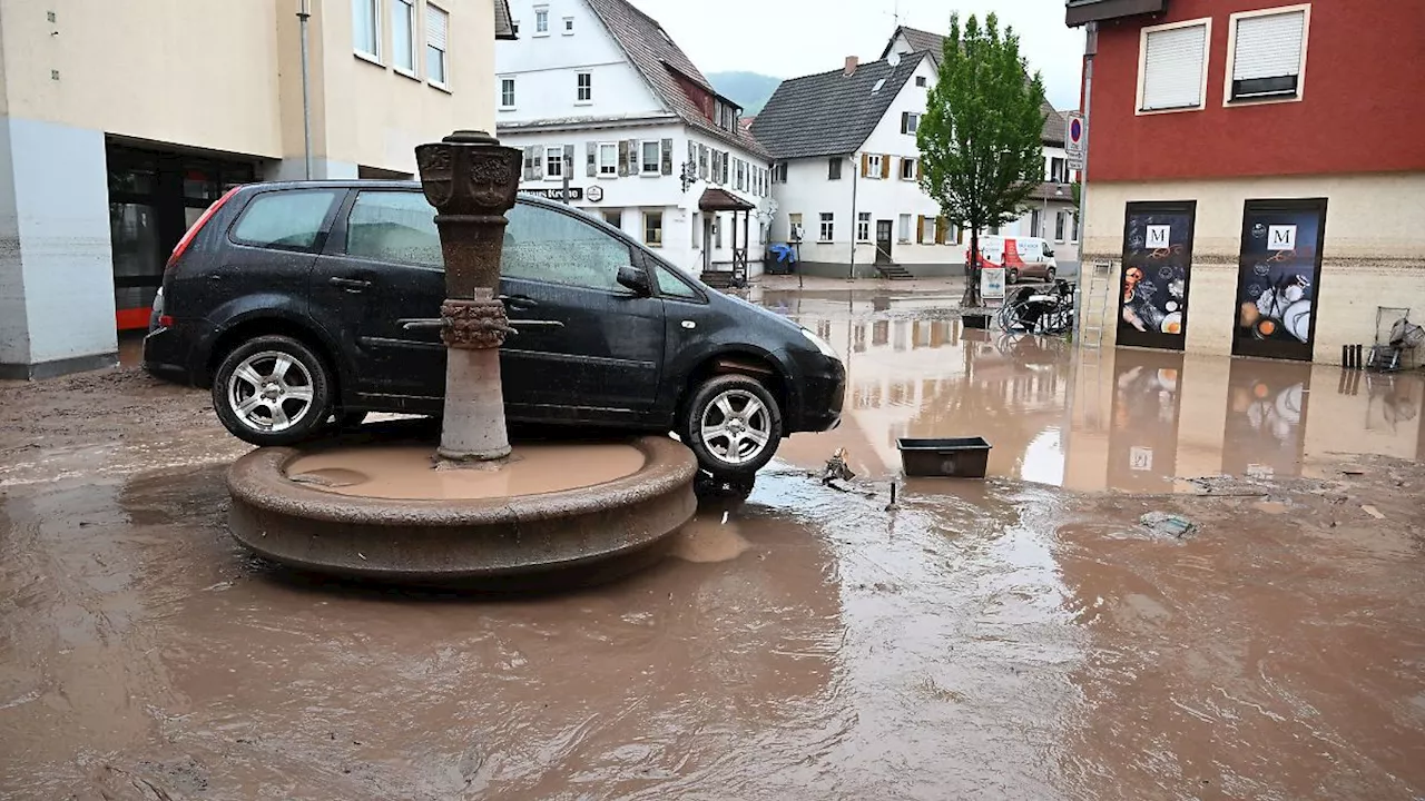 Baden-Württemberg: Über halbe Milliarde Euro Schaden bei Juni-Hochwasser