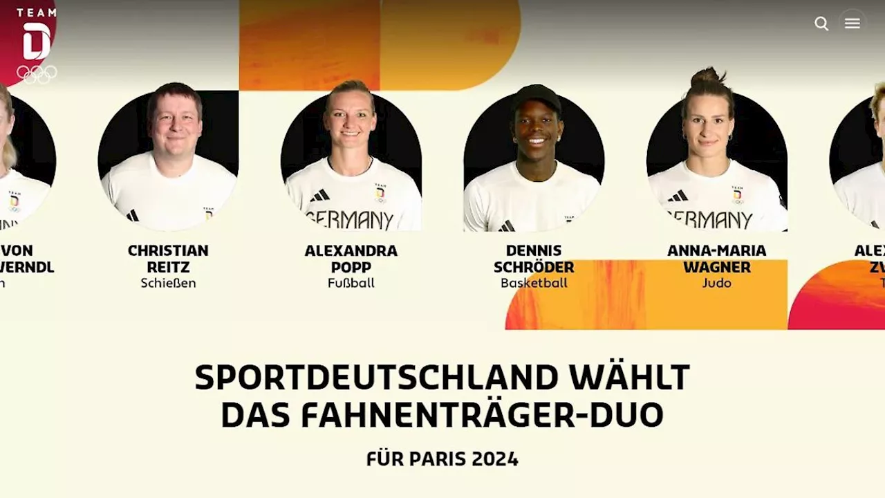 Schröder, Popp, Zverev, Bredow-Werndl, Reitz, Wagner: Wer wird Fahnenträger bei Olympia in Paris?