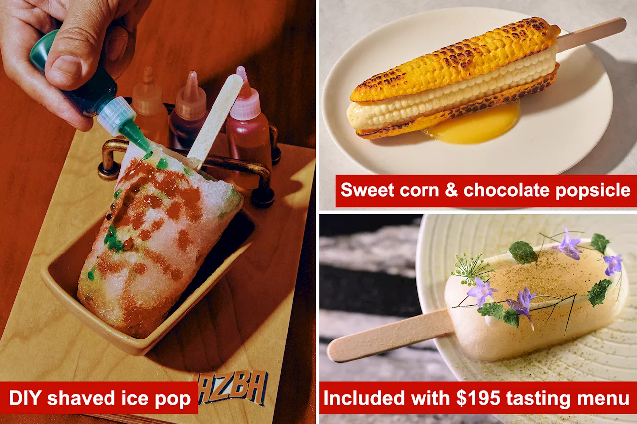 Wild, pricey popsicles are the cool new trend in NYC fine dining