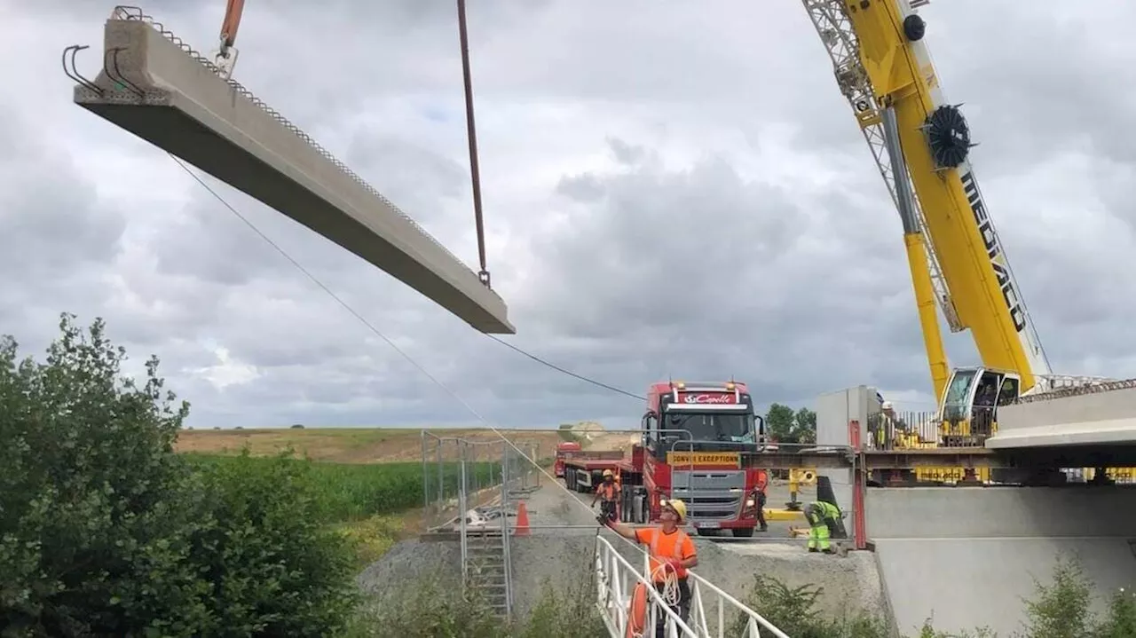 Contournement de Concourson : entre Doué-la-Fontaine et Cholet, un nouveau pont sur le Layon