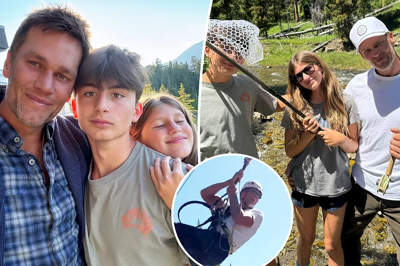 Inside Tom Brady's adventurous Montana trip with his kids: 'True love'