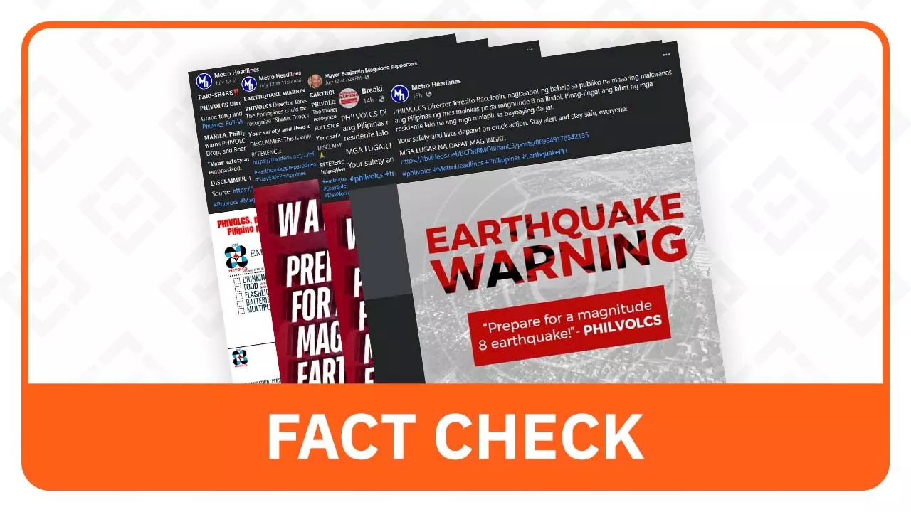 FACT CHECK: Post warning of strong earthquake links to shopping site