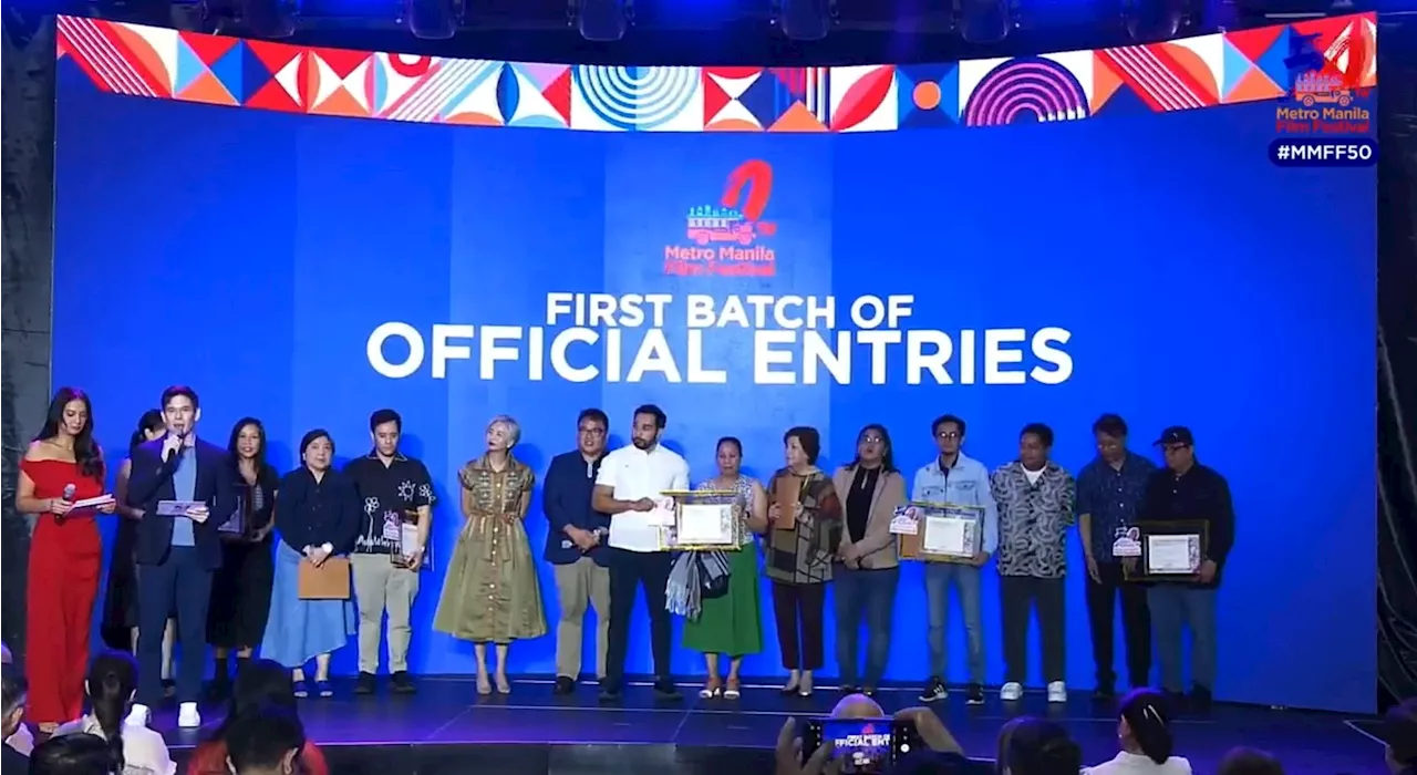 Metro Manila Film Festival announces first 5 official entries for 2024 edition