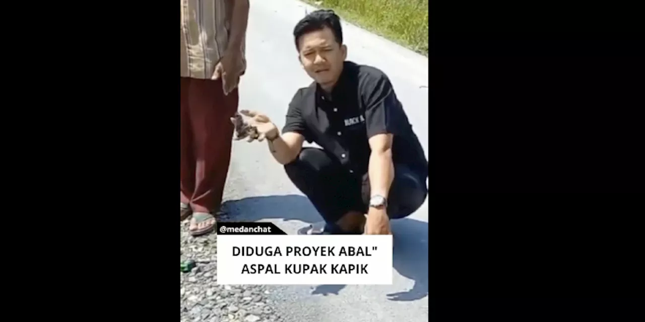 Gapeksindo Sumut Kritik Proyek Aspal Abal-Abal di Batubara