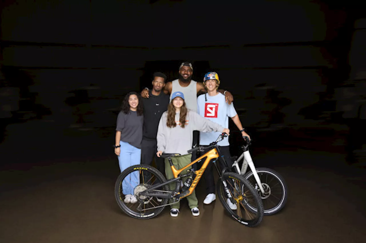 Canyon and NBA superstar LeBron James join forces to inpire more people to ride