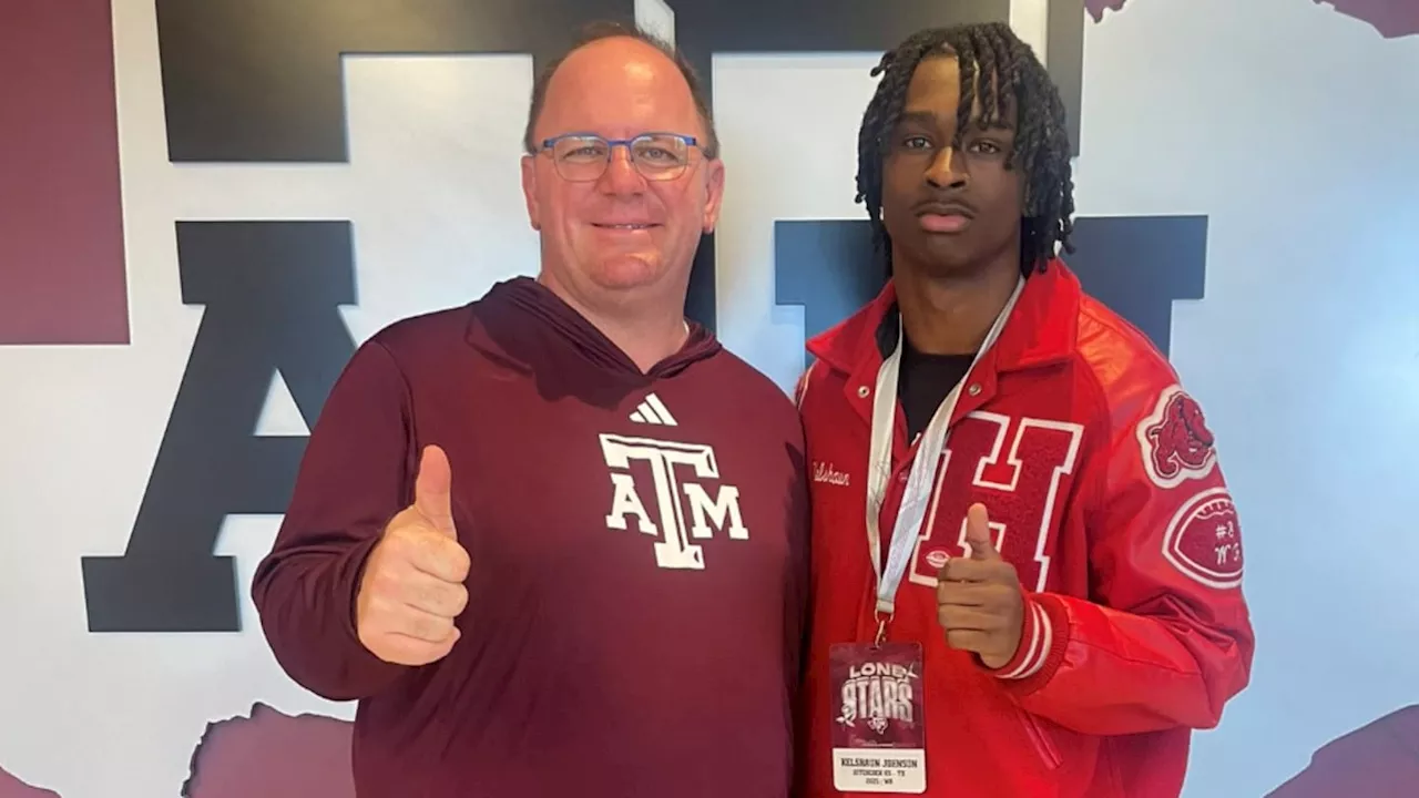 4-Star WR Kelshaun Johnson Commits to Texas A&M Aggies Over Texas Longhorns