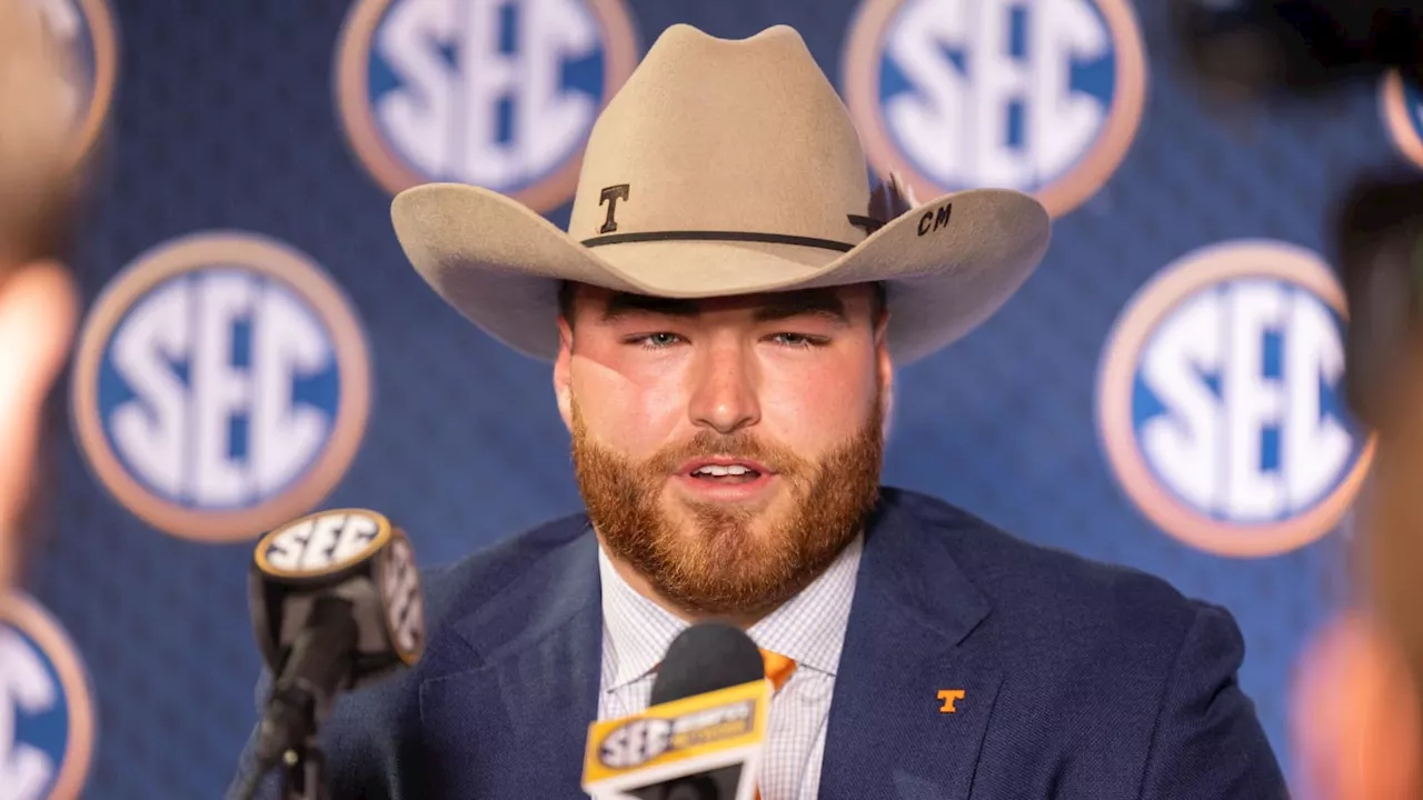 Tennessee Volunteer Cooper Mays Speaks at 2024 SEC Media Days