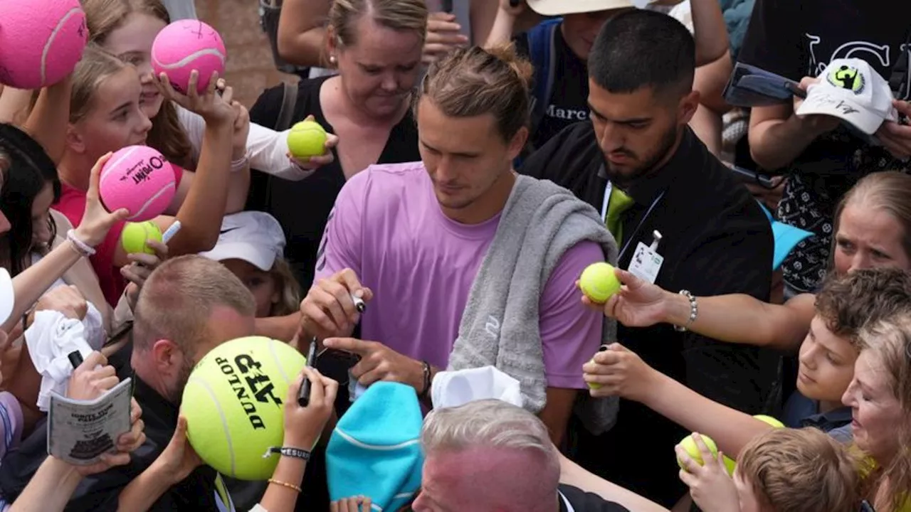 Tennis: Zverev-Match in Hamburg für Mittwoch angesetzt