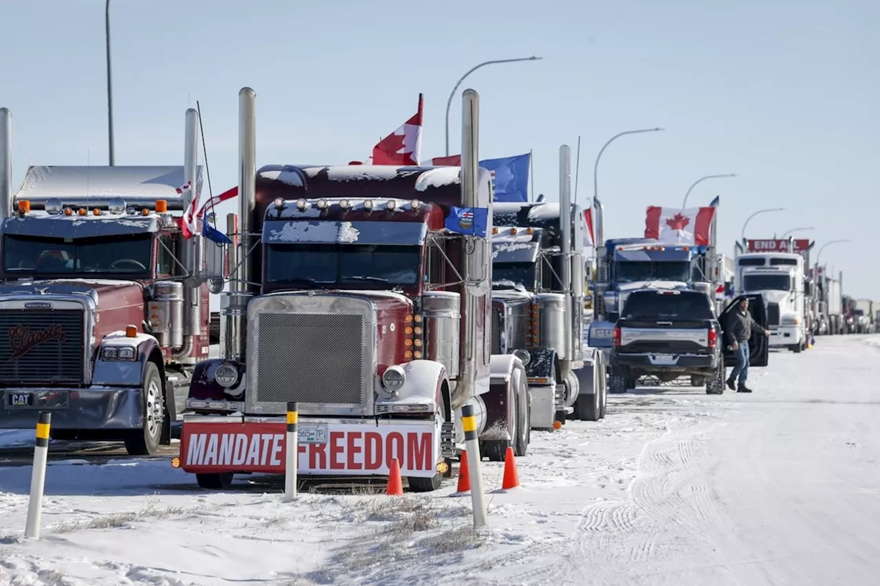 'I was terrified': Coutts protester says he fled after arrival of RCMP and helicopter