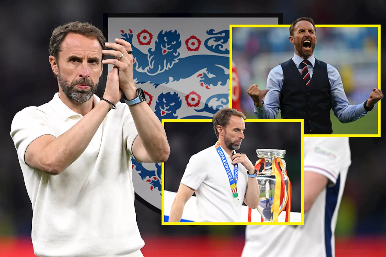 Gareth Southgate leaves England job after eight years in charge following Euro 2024 final loss...