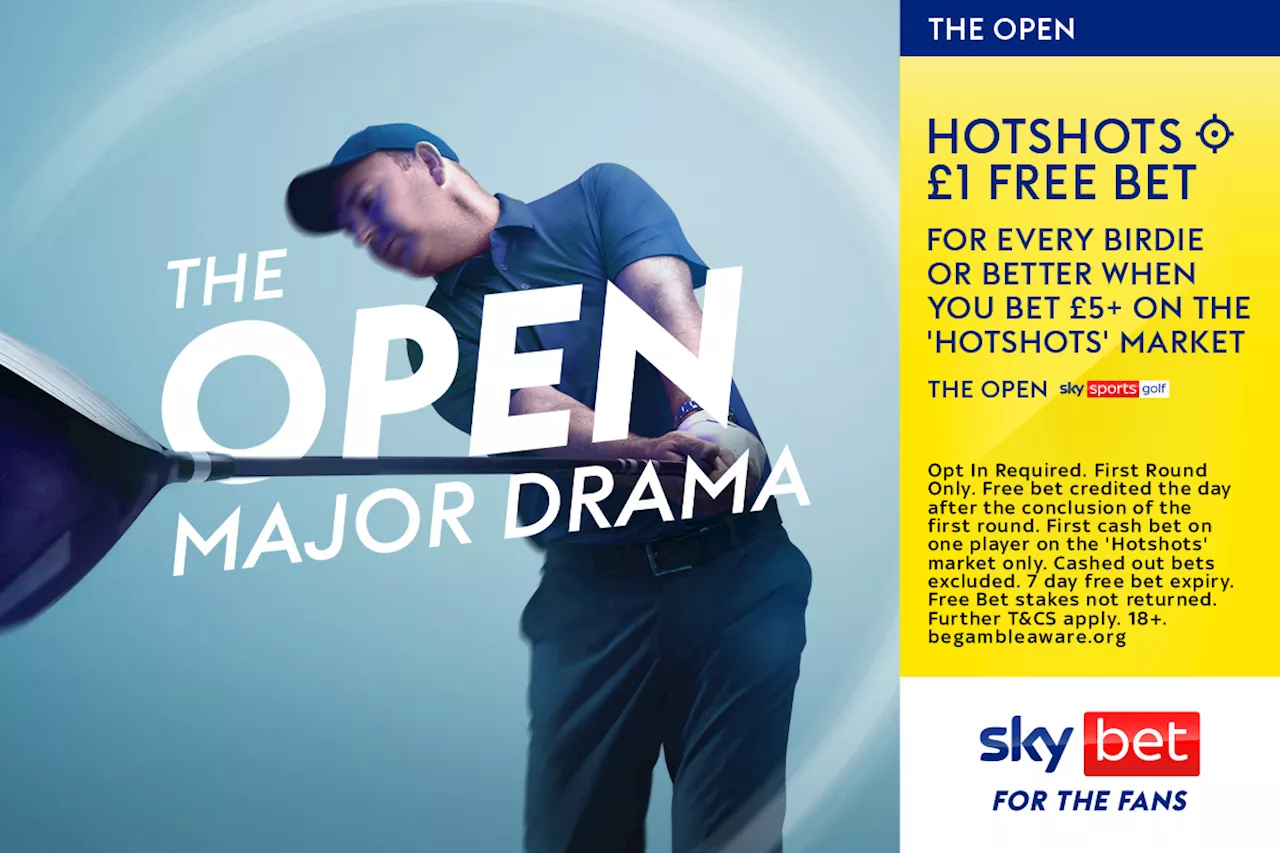 Open Championship offer: Get a £1 free bet for every birdie or better with Sky Bet...