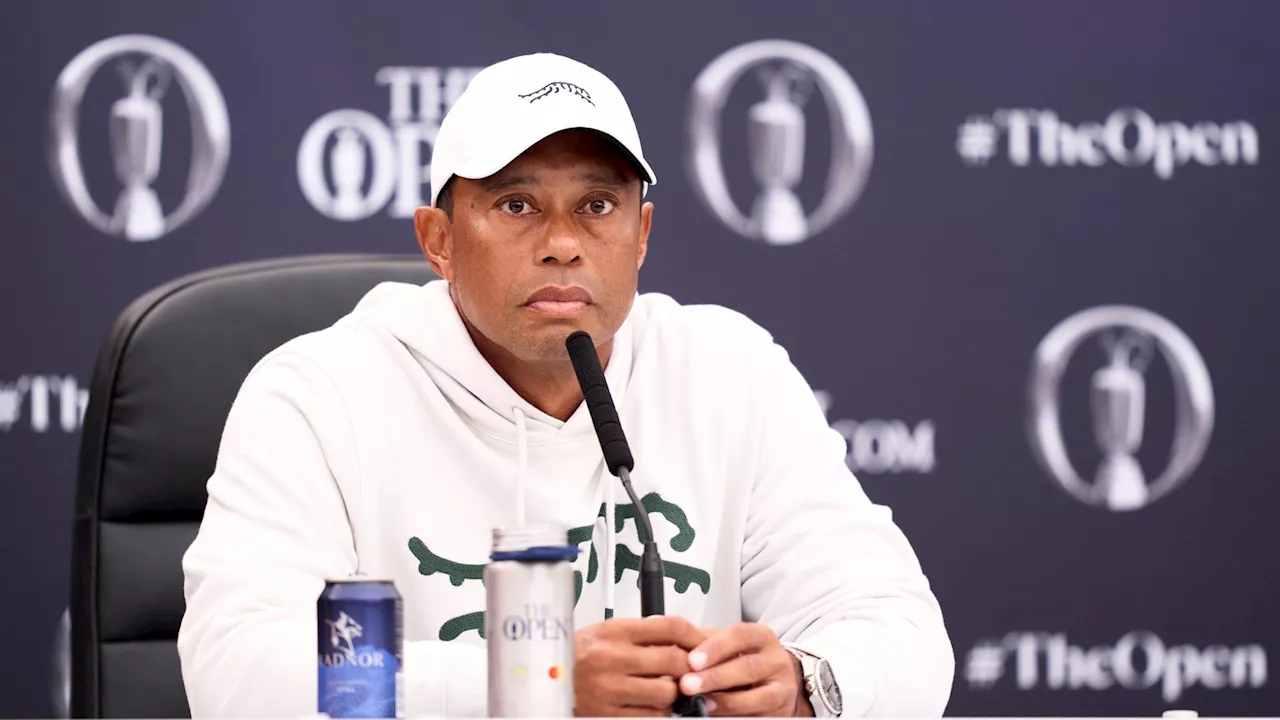 Ruthless Tiger Woods hits back at Colin Montgomerie in spiky Open press conference as he eyes victory at...