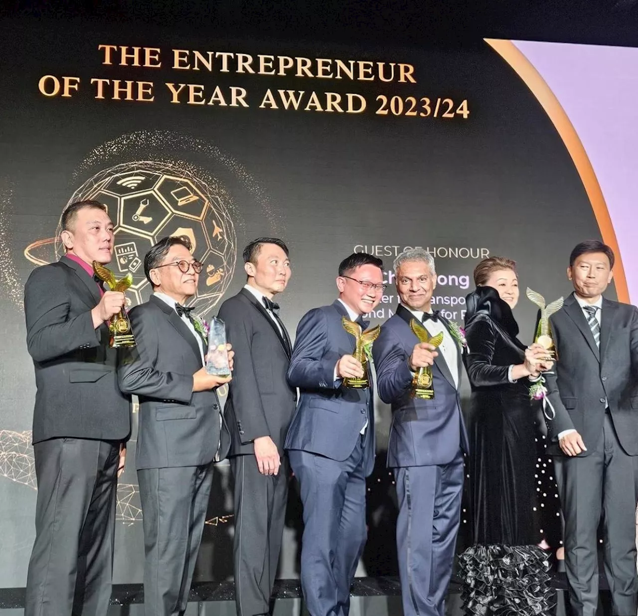 BR Metals celebrates second entrepreneur of the year award win under the Established Entrepreneur category in Singapore