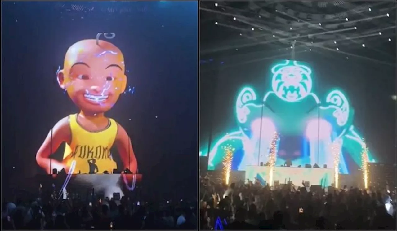 Upin & Ipin Makes Appearance At DJ Wukong’s Indonesia Party!