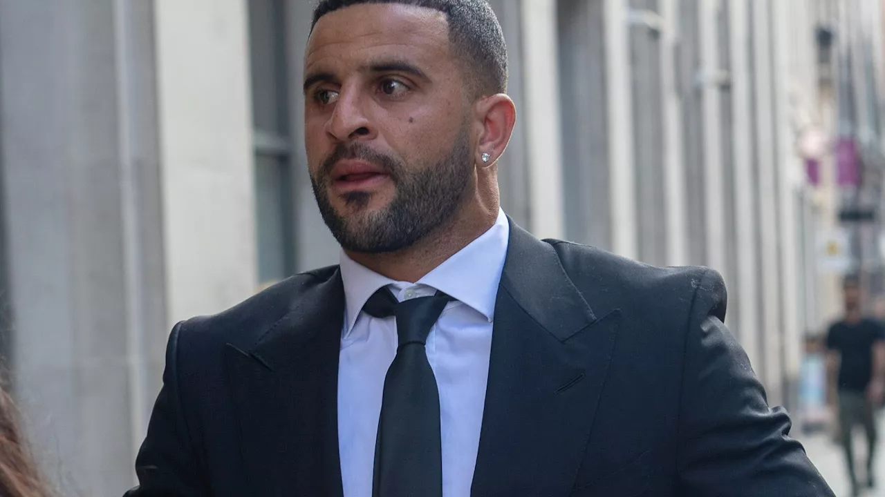 Kyle Walker arrives for court showdown with ex-Lauryn Goodman just days after Three Lions heartbreak...