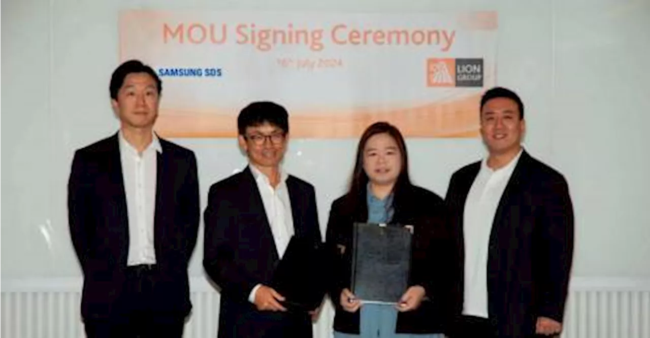 Lion Group signs MoU with Samsung SDS to implement innovative logistics optimisation system