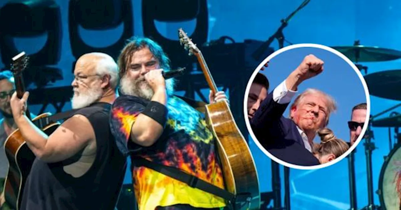 Jack Black cancela gira de Tenacious D porque Kyle Gass se burló del atentado a Donald Trump