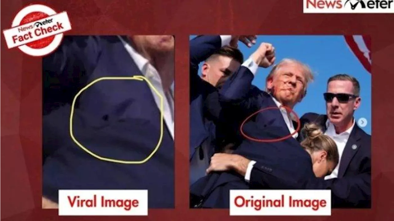 Baju Donald Trump Berlubang Diduga Peluru Mengenai Dada, Benarkah Selamat Berkat Rompi Antipeluru?