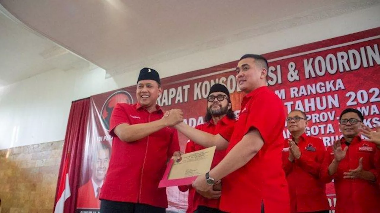 DPP PDIP Berikan Surat Tugas kepada Tri Adhianto untuk Maju di Pilkada Bekasi