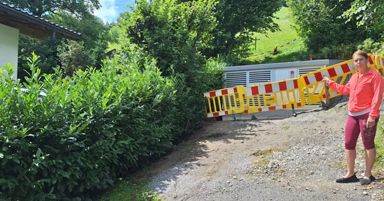 Wiesinger Familie erbost: Tinetz errichtete Trafostation direkt vorm Garten