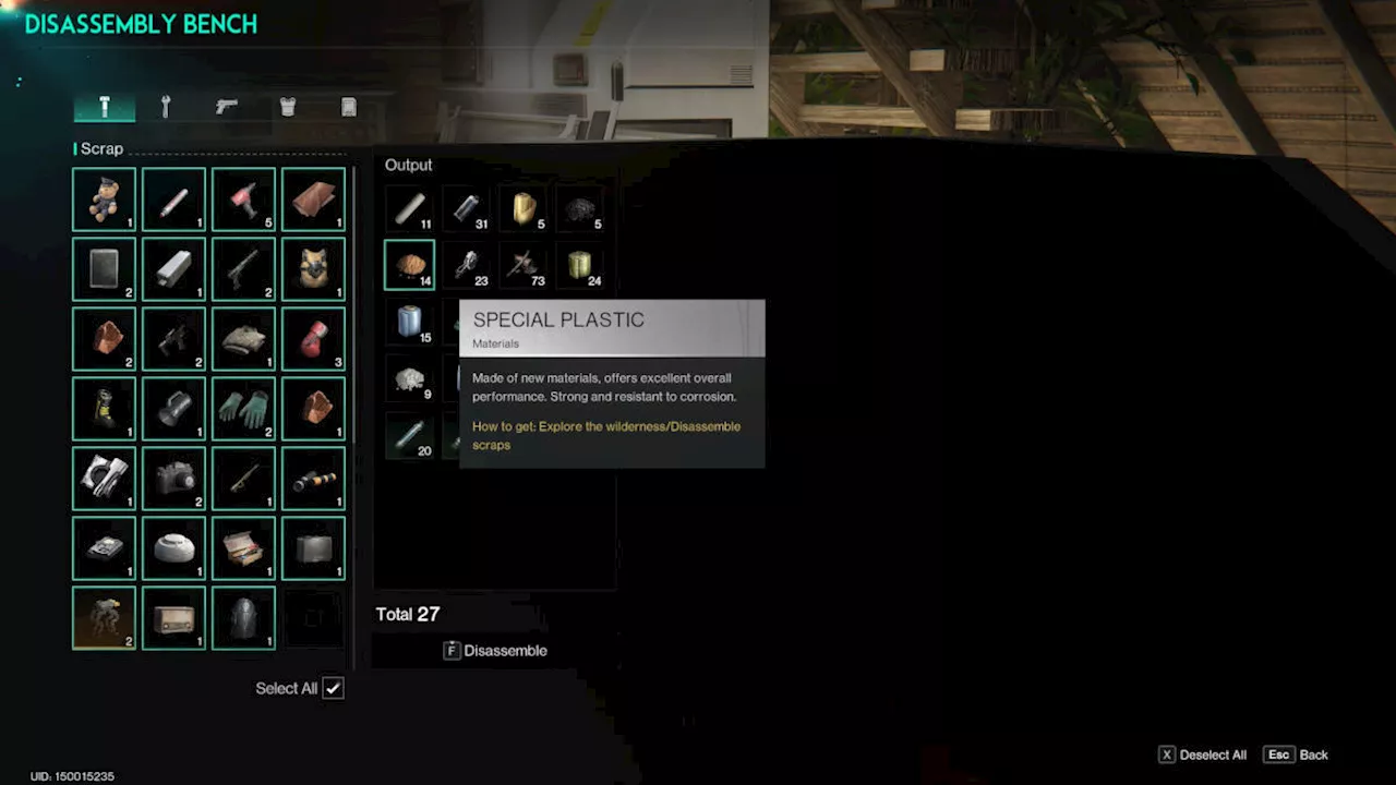 How to get Special Plastics in Once Human