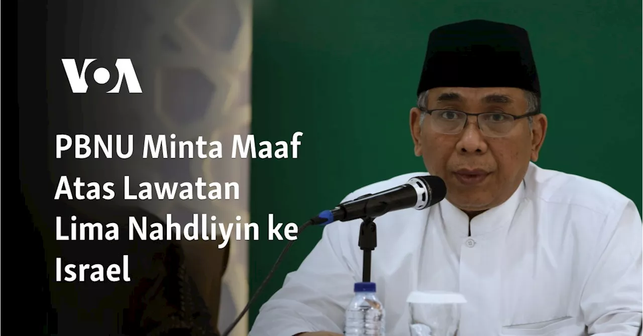 PBNU Minta Maaf Atas Lawatan Lima Nahdliyin ke Israel