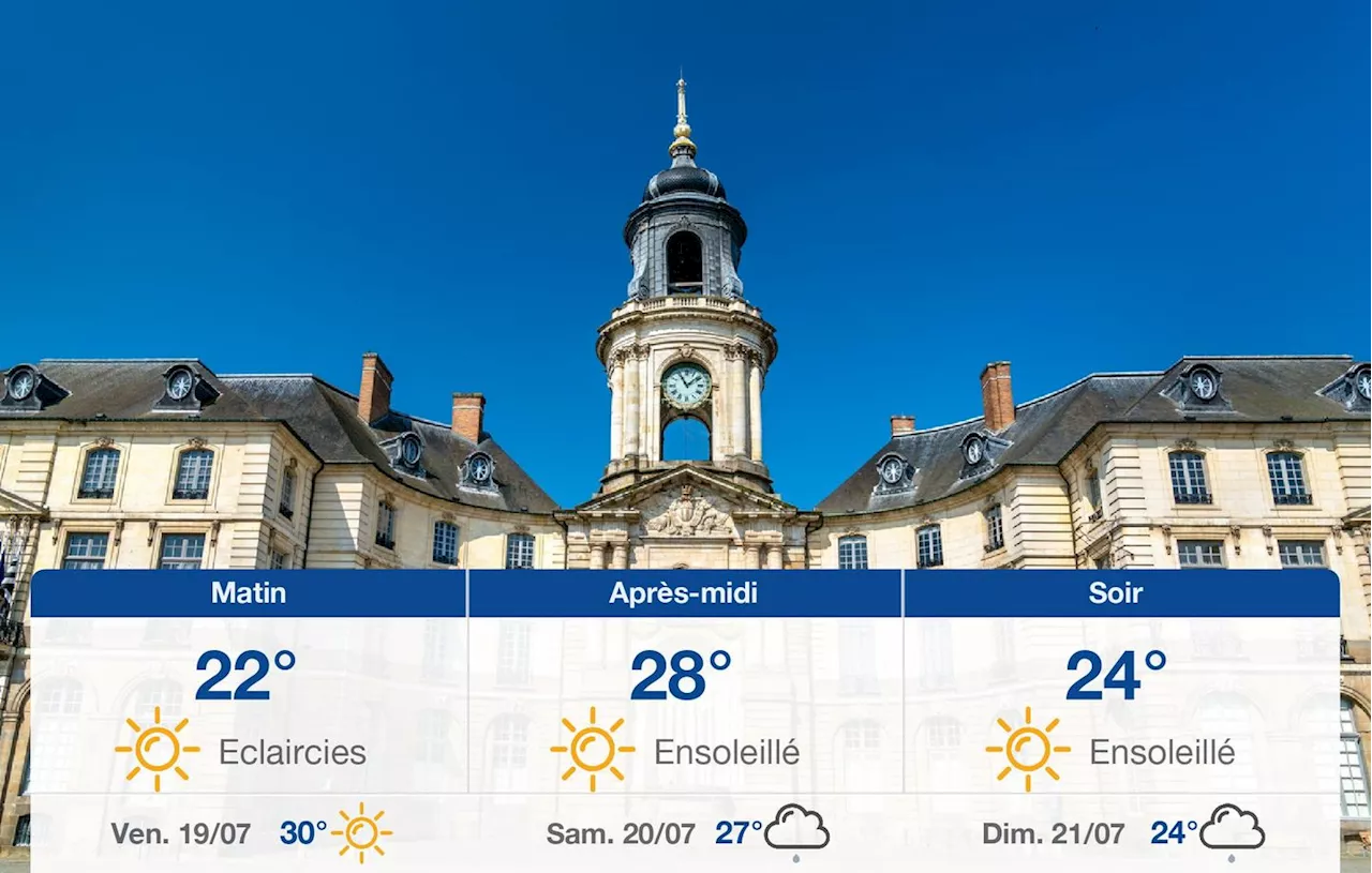 Météo Rennes: prévisions du jeudi 18 juillet 2024