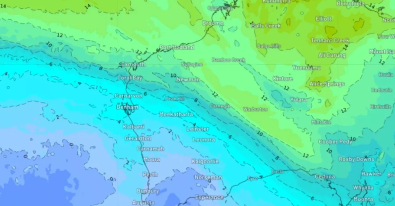 Polar blast heads to Western Australia, bringing rain, hail and strong winds