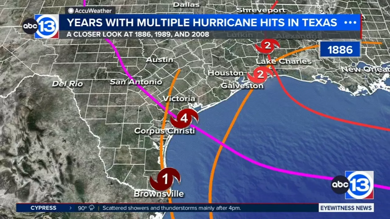 How often does Texas get multiple hurricanes in one season? Here's what history tells us