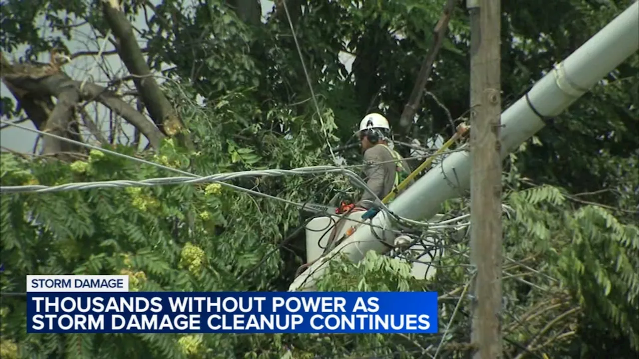 Thousands without power in Chicago area after storms spawn at least 11 tornadoes