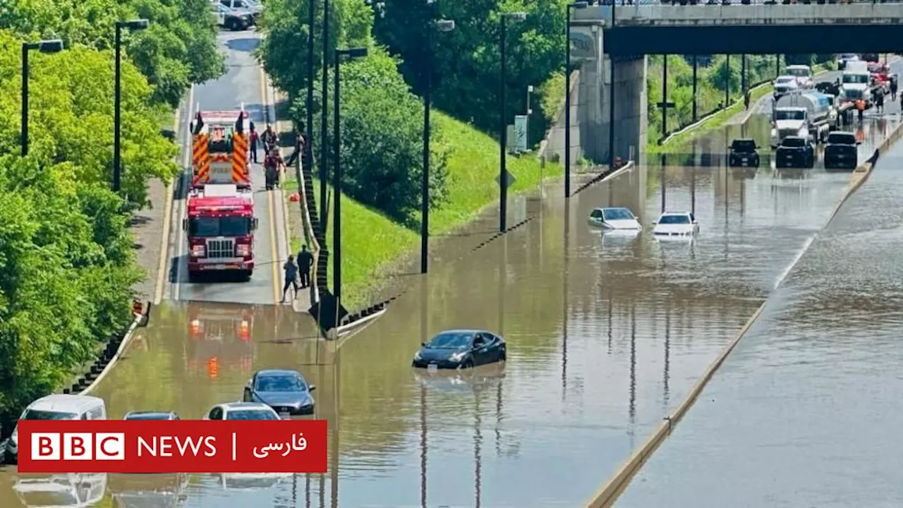 سیل و قطعی برق در پی بارندگی بی‌سابقه در تورنتو