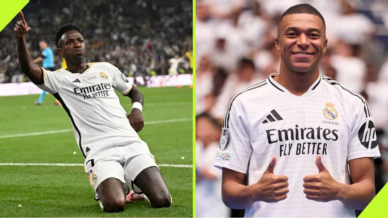 Vinicius Jr. Reacts to Real Madrid’s Unveiling of New Galactico Signing Kylian Mbappe