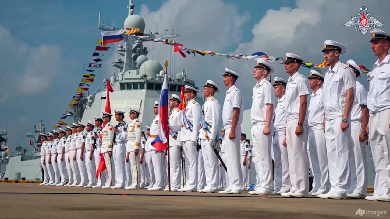 China, Russia kick off live-fire naval exercises in South China Sea