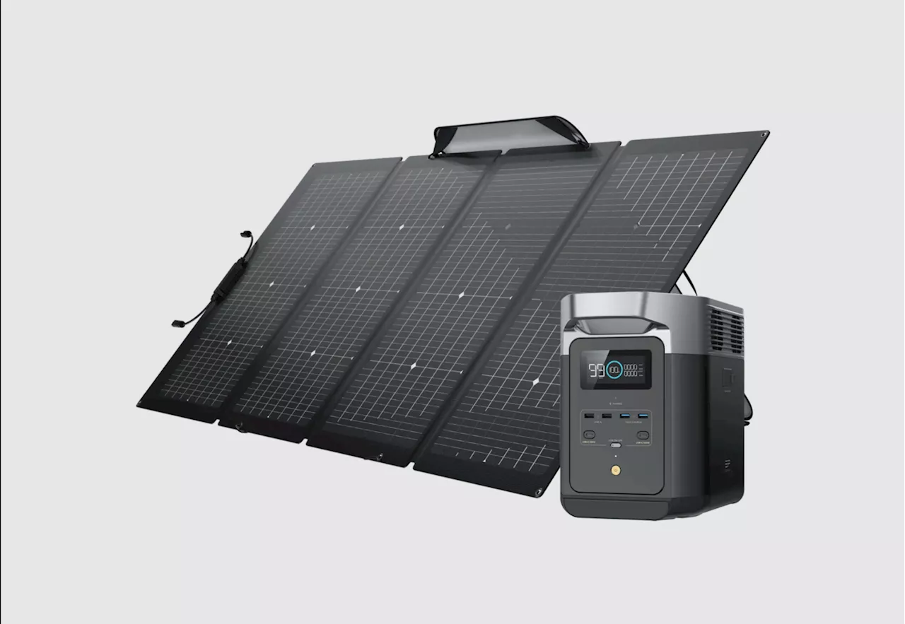 Today Only: Save 52% On EcoFlow’s DELTA 2 Portable Power Station + 220W Solar Panel Bundle