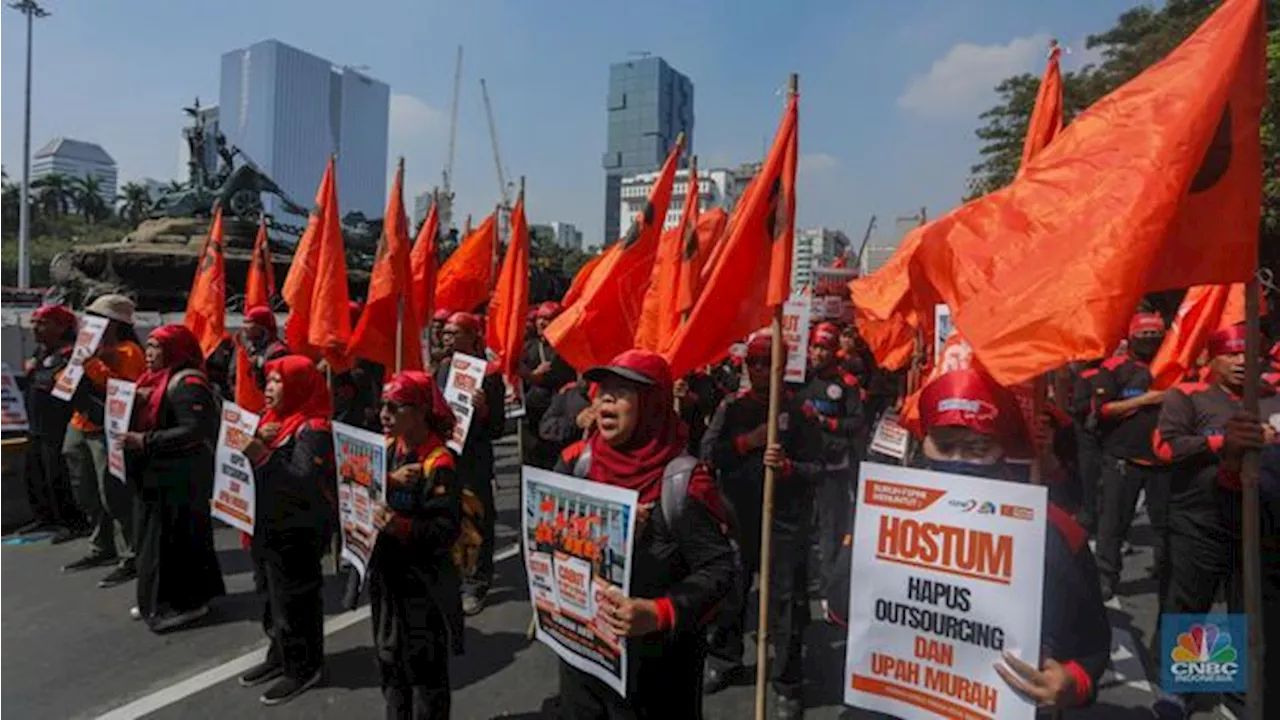 Efek Aksi Demo Buruh Hari Ini, Jalan Rute Ini Mulai Ditutup