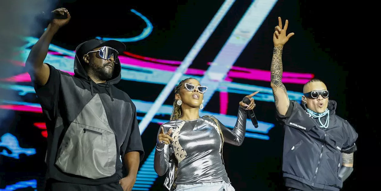 Al concerto dei Black Eyed Peas per mandare un messaggio nello spazio