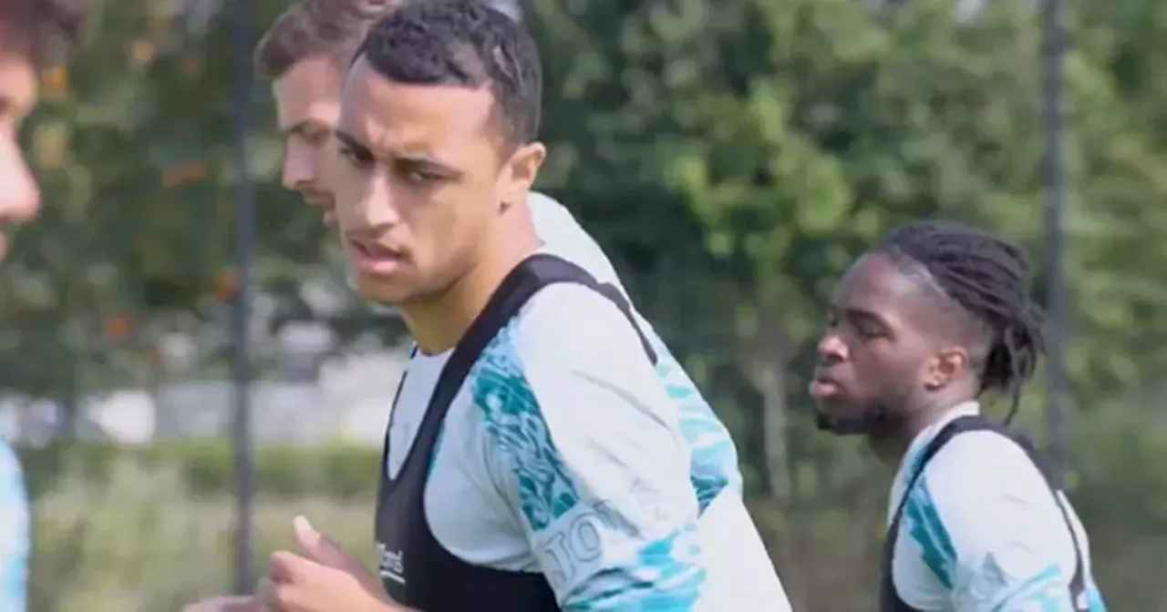 Celtic fans hijack Adam Idah training cameo