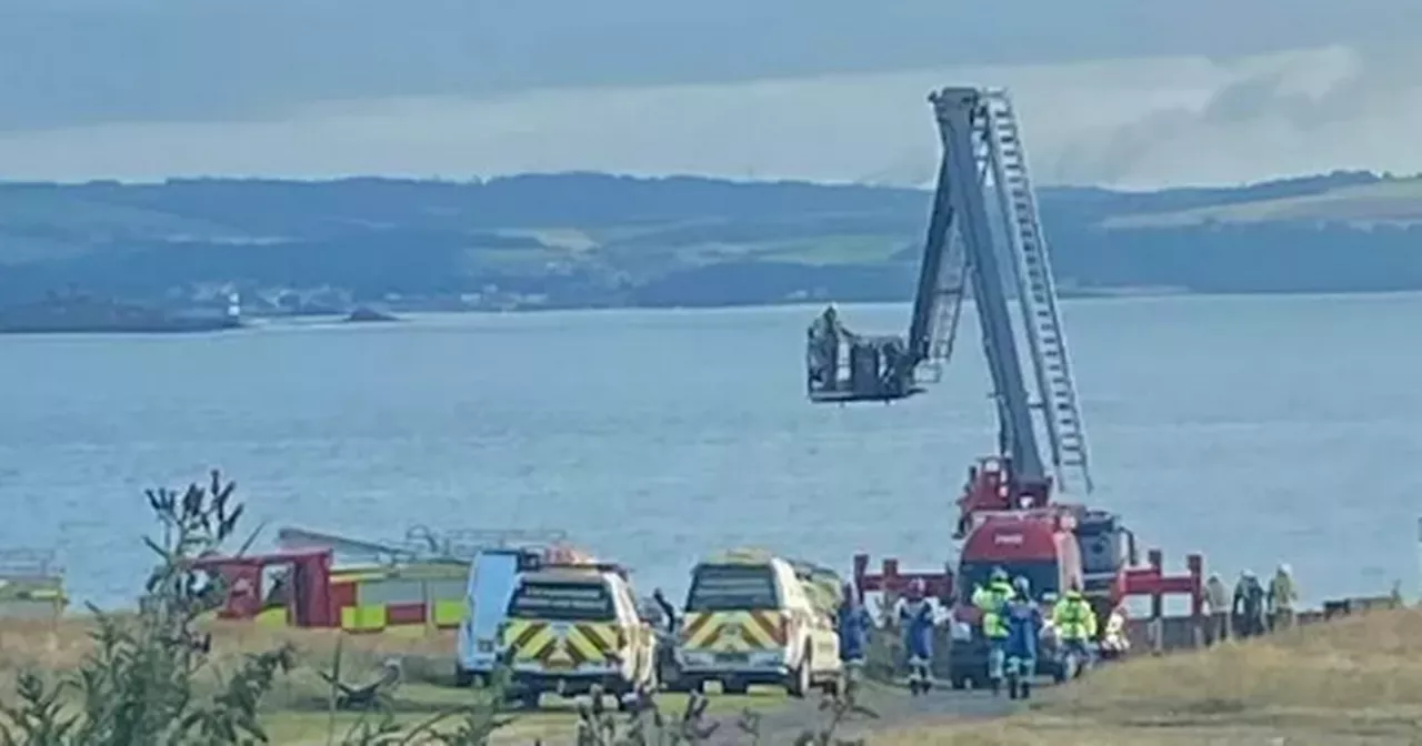 Major rescue mission at Scots beach sparks huge emergency service response