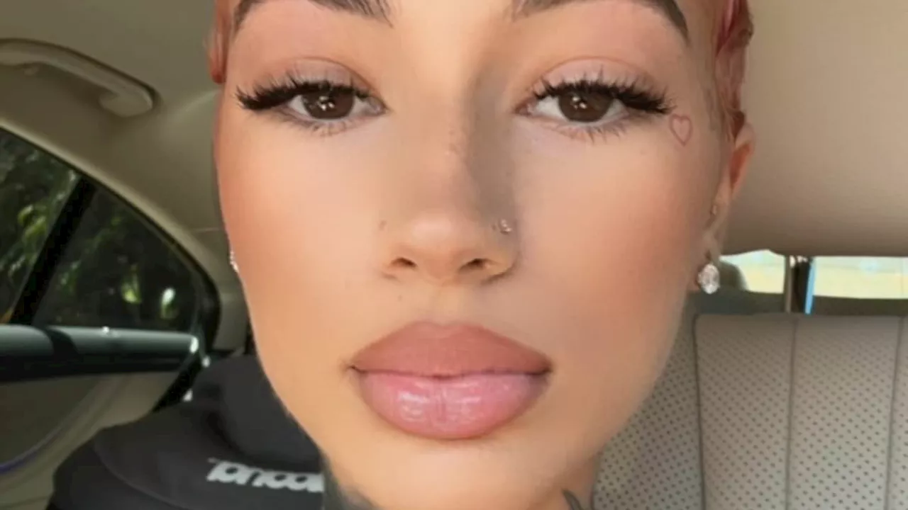 Bhad Bhabie passionately kisses baby daddy Le Vaughn in steamy video after accusing him of domestic...