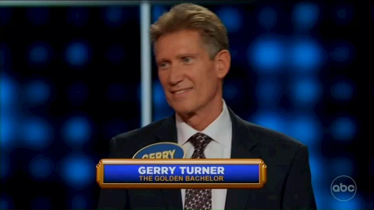 Celebrity Family Feud: Golden Bachelor star Gerry Turner introduces Theresa Nist as 'lovely wife' on...