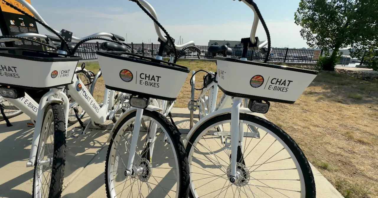 You can rent and ride an e-bike at Chatfield State Park starting at $1 a day