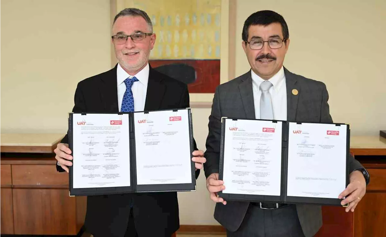 Universidad Autónoma de Tamaulipas y Woodside Petróleo Operaciones de México firman convenio de colaboración