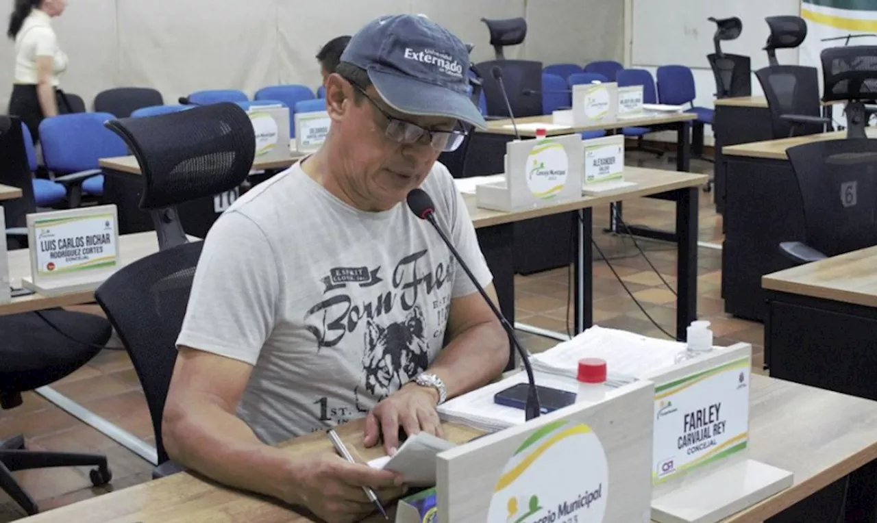 Cargos para concejal de Acacías, Farley Carvajal, por no asistir a debates