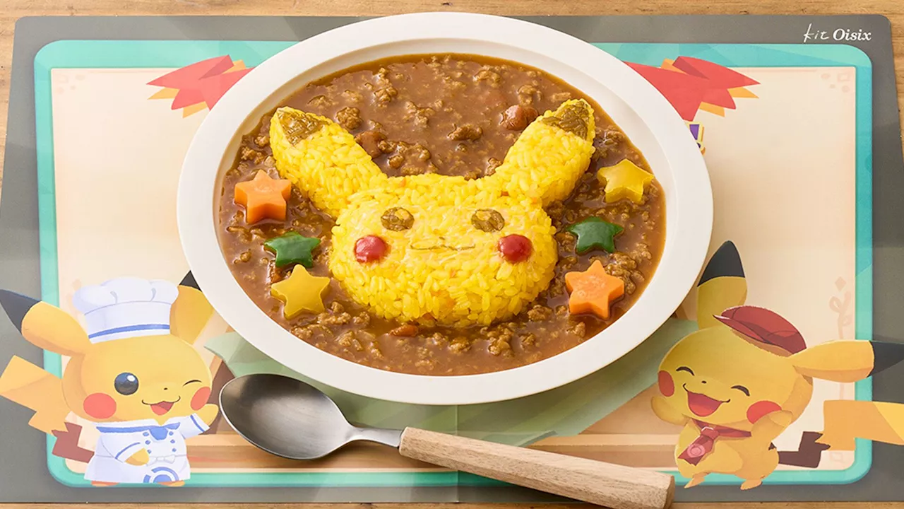 【ポケモン】『ポケまぜ』の料理がミールキットに！ 再現度バツグンなピカチュウカレー、カビゴンロコモコ、イーブイケーキが登場。ボール柄お茶碗とのセットも