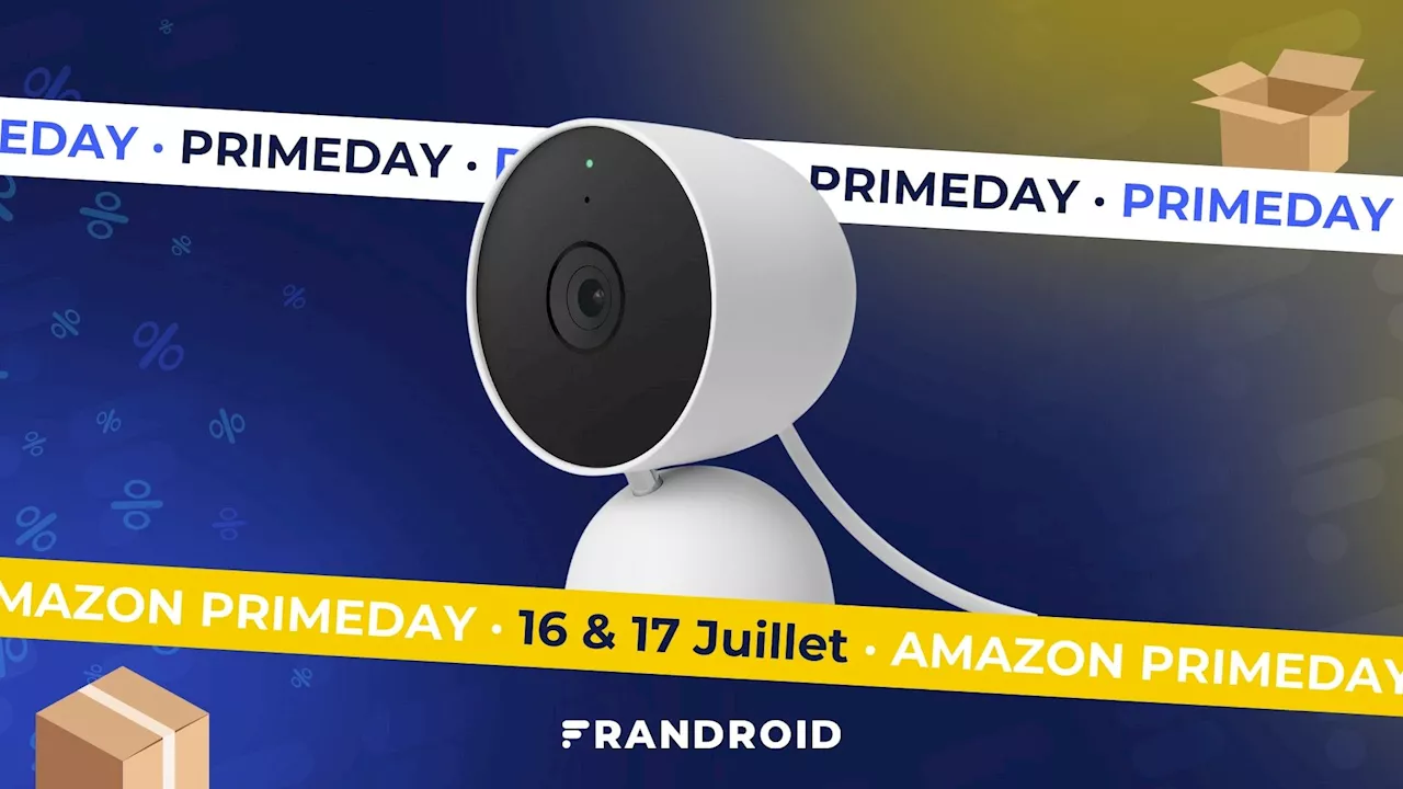 La Google Nest Cam (filaire) est quasi à moitié prix sur Amazon pendant le Prime Day
