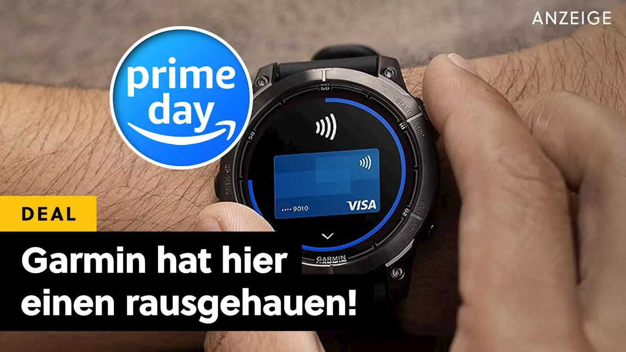 Garmin zeigt es mal wieder dem inneren Schweinehund - Die beliebte Garmin Fenix 7 Pro gibt es zum Hammerpreis am Prime Day!